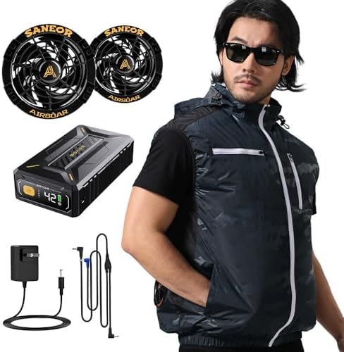 Daonaca 52V ファンバッテリーセット 空調服 Amazon.co.jp: [Daonaca] 作業服 【42V超高出力 40500mAh大容量